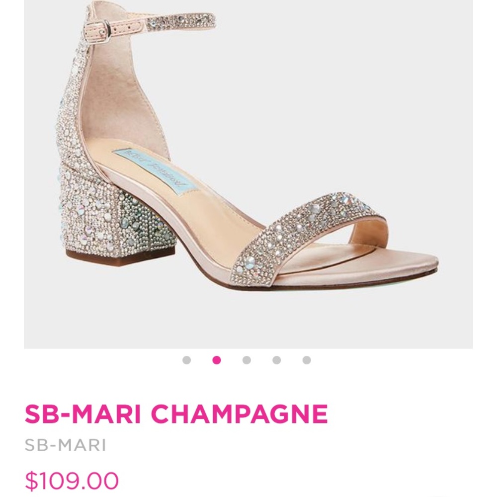 Betsey Johnson - Betsey Blue Champagne Mari Sandal